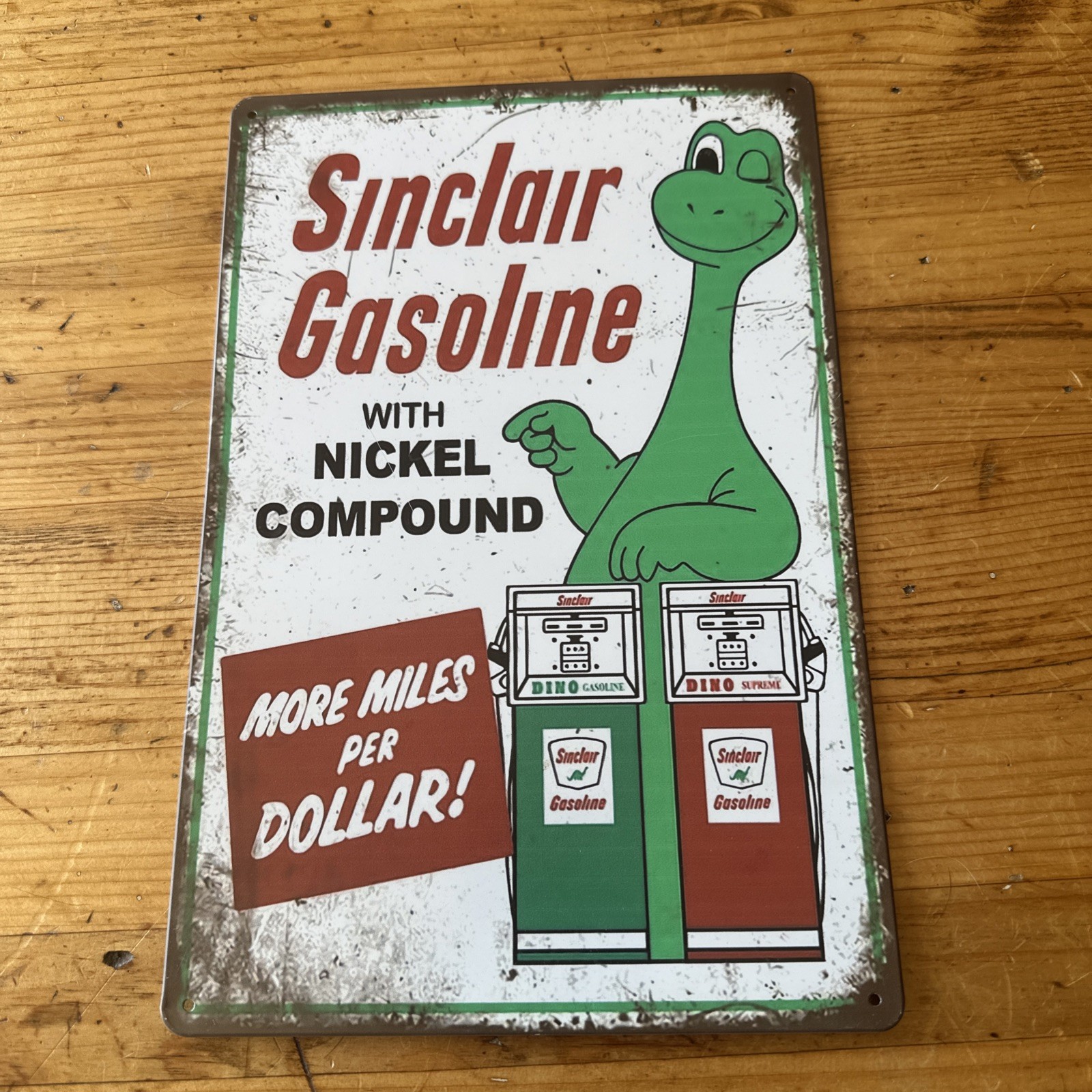 Sinclair Gasoline Sign 8×11 Metal Tin Sign Motor Oil Gasoline