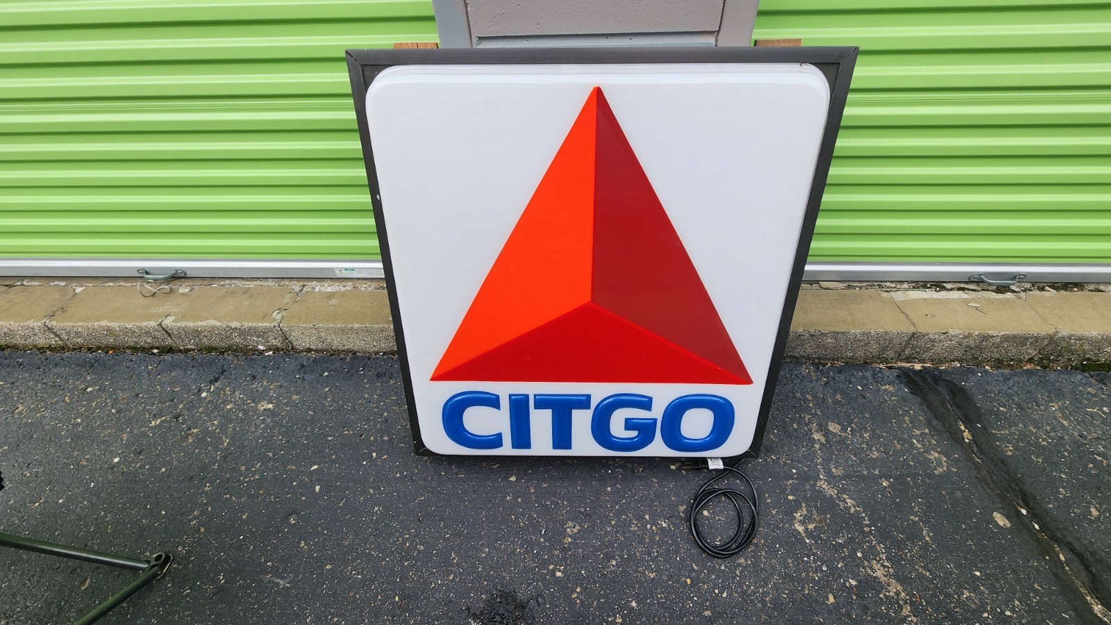 Original / Genuine Citgo Gas Station 37″ Lighted Sign 1997