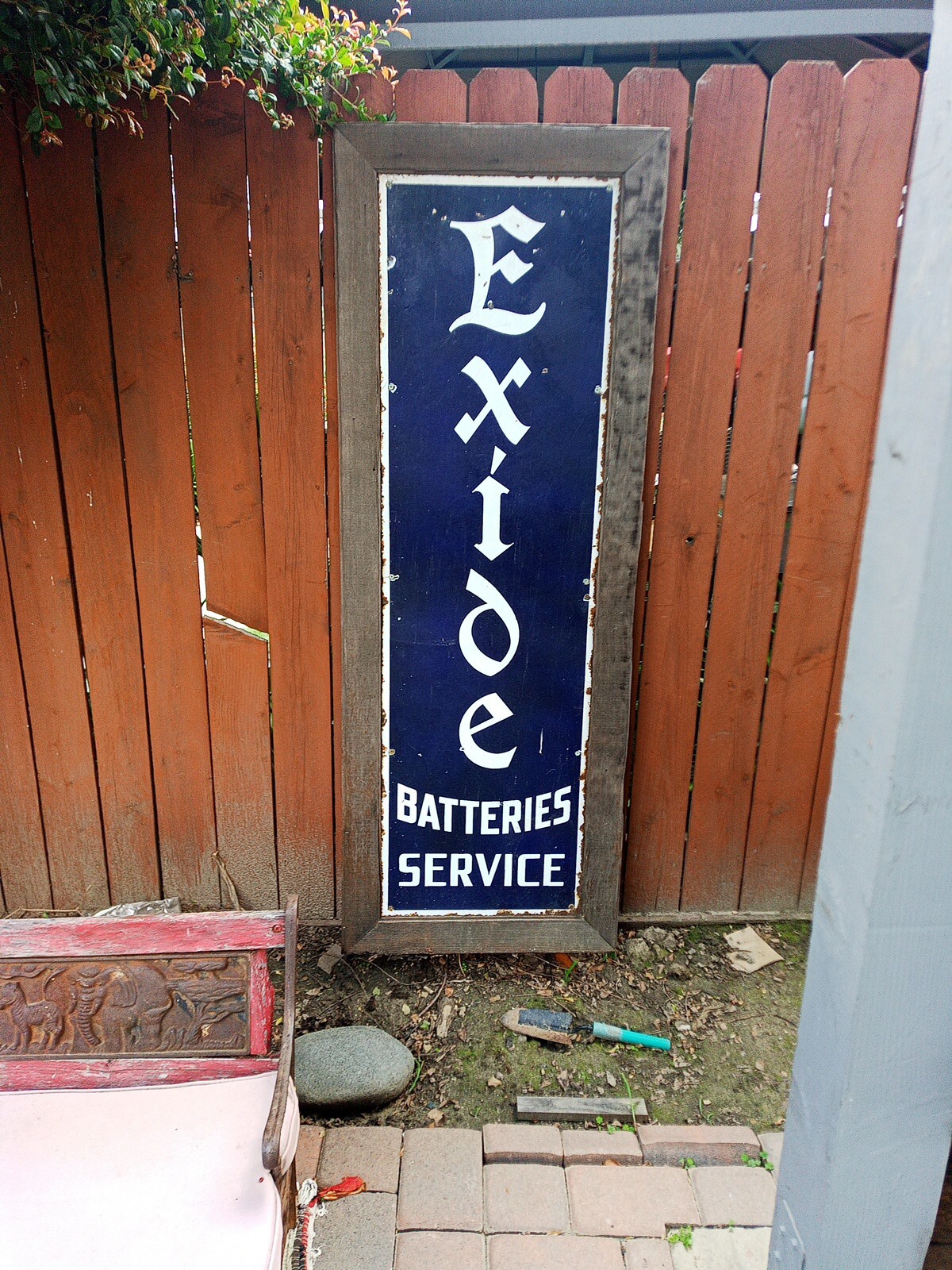 Exide Battery Service sign **Large** 5ft Tall