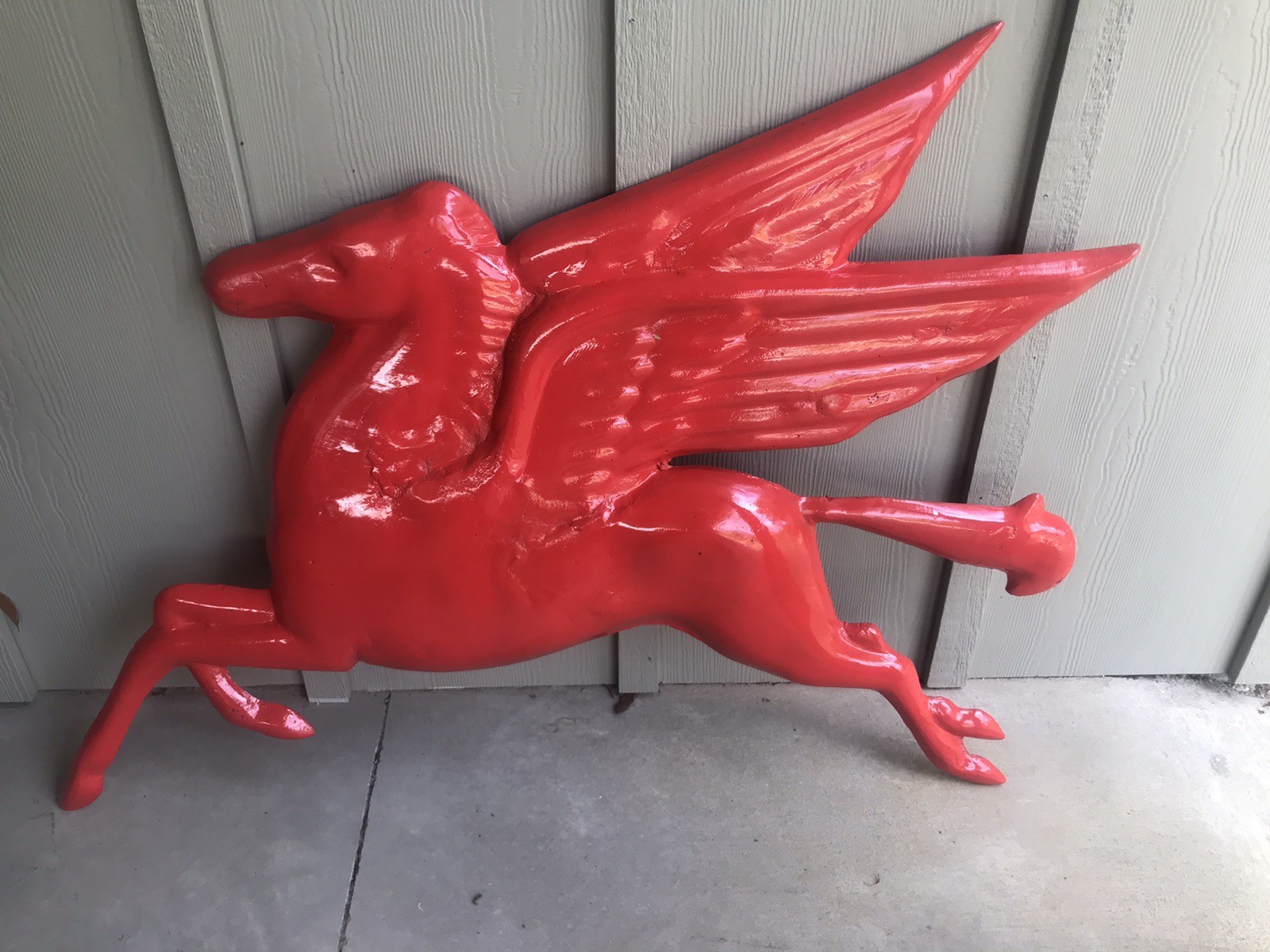 PEGASUS GAS & OIL STATION 3D -GARAGE MAN CAVE BUBBLE SIGN-Mobil?