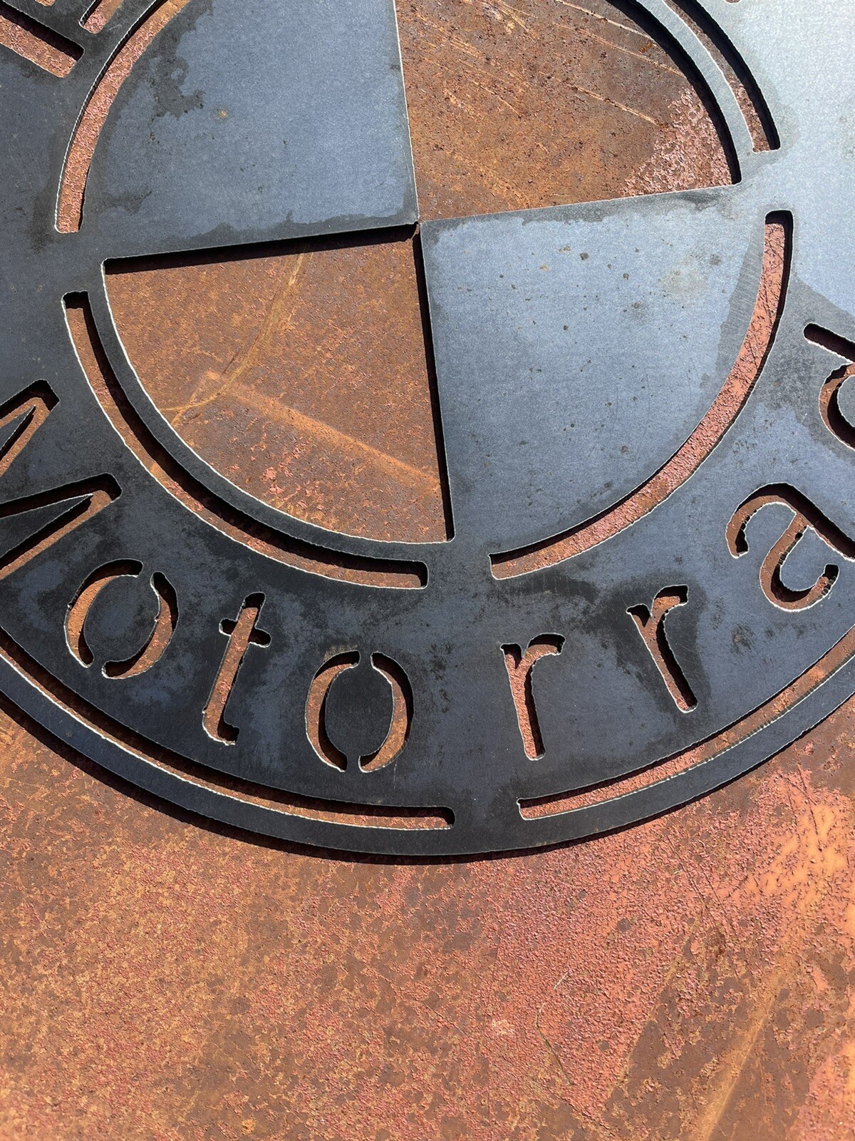 Steel Bmw Sign Car Garage Oil Can Shop Dealer Series Motorrad Motorcycle Bike