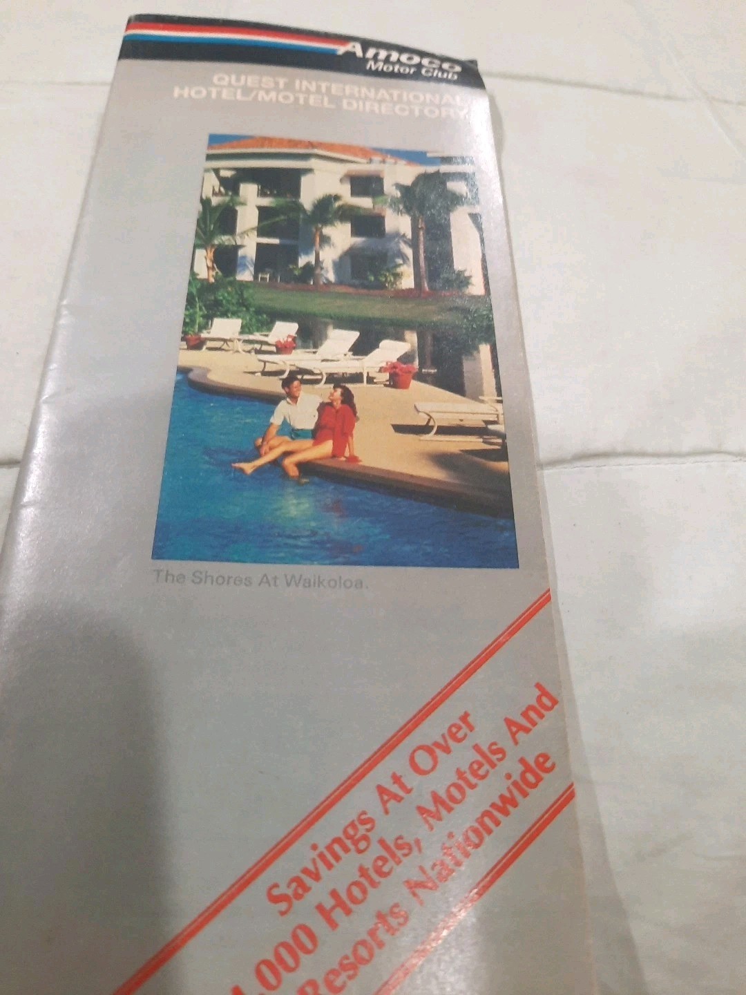 1980-1990 Vintage Amoco Gas Travel Director Brochure Hawaii Waikoloa Resort On