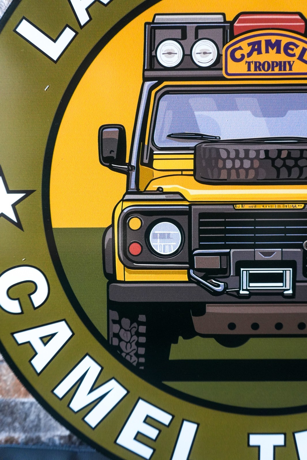 Land Rover Camel Trophy – Adventure Edition Heavy Metal Sign – 19.7″ (50cm)