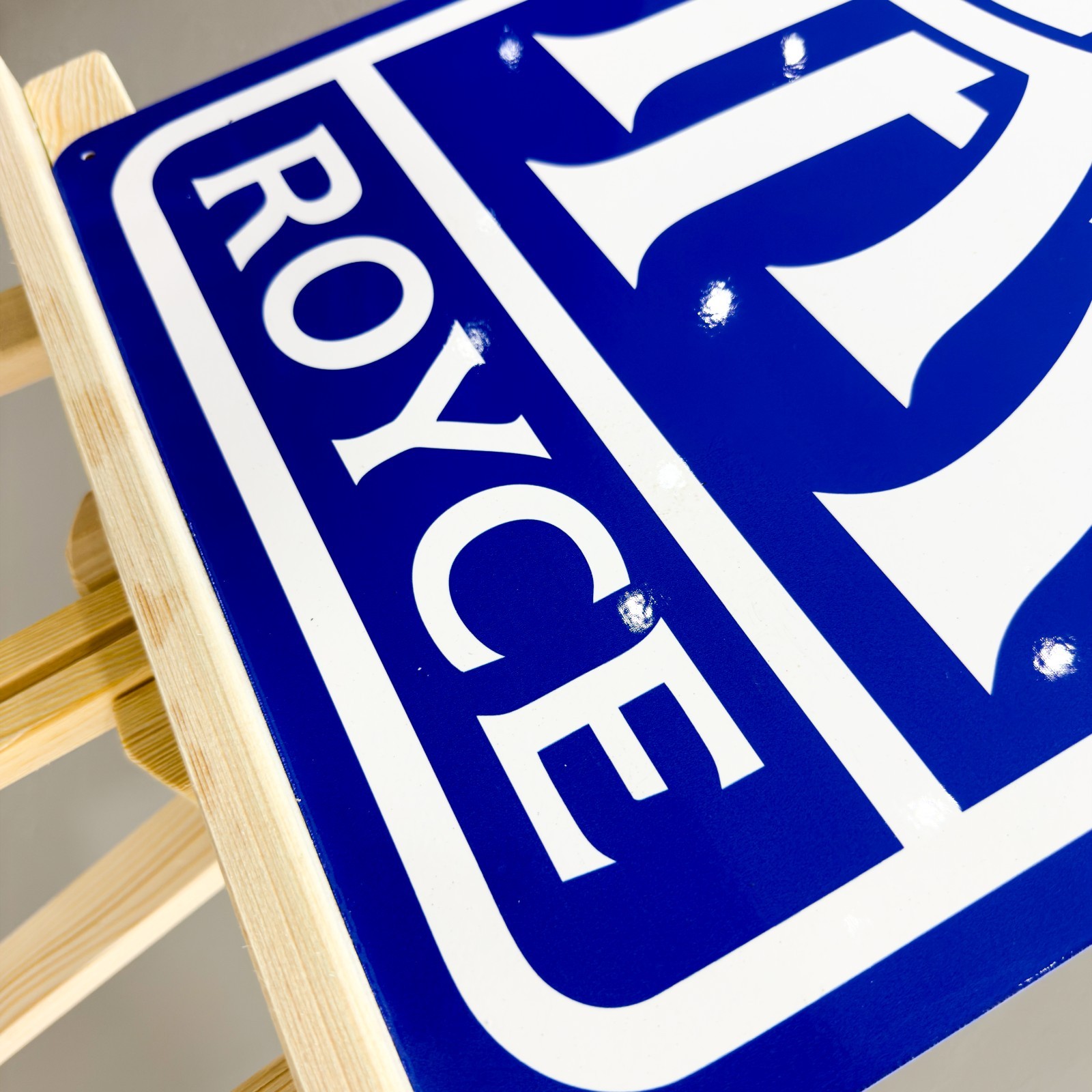 Vintage Rolls-Royce Sign–Luxury Car Logo Heavy Metal Plate XXL 24″x16″(60×40 cm)