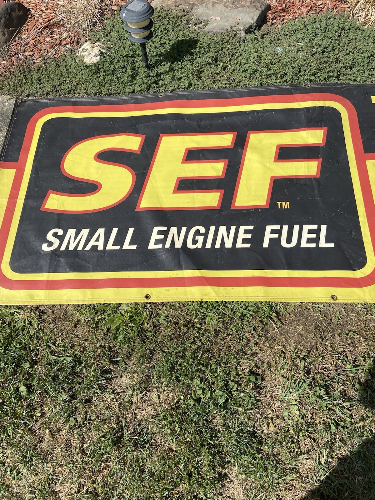 SEF Small Engine Fuel Ad Banner “The Best Thing Since Canned Beer” 3’x10’