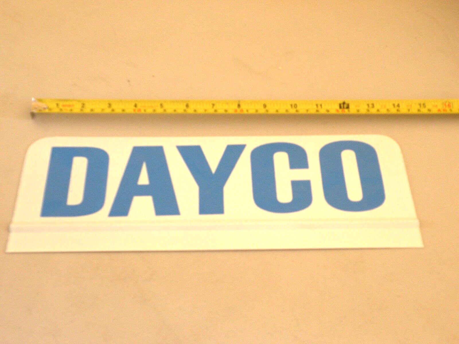 VINTAGE DAYCO SIGN BELTS AND HOSES BLUE / WHITE Sign Antique Automotive Belt Can