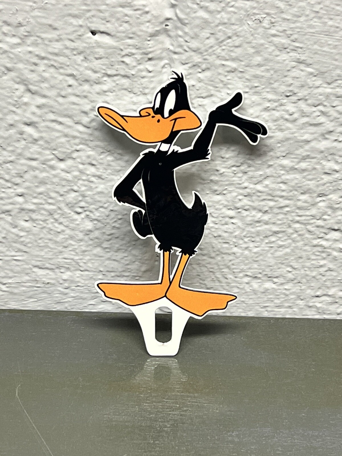 Daffy Duck Metal Plate TopperSign Cartoon Character Looney Tunes Tv Show Gas Oil
