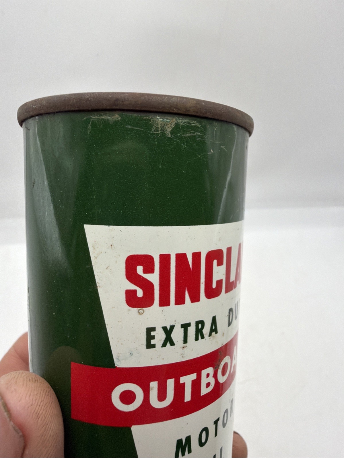 Vintage Sinclair Motor Oil Outboard Marina SEALED GAS OIL SIGN