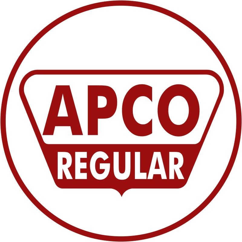 APCO Regular Gasoline NEW METAL SIGN: 12″ Diameter Round