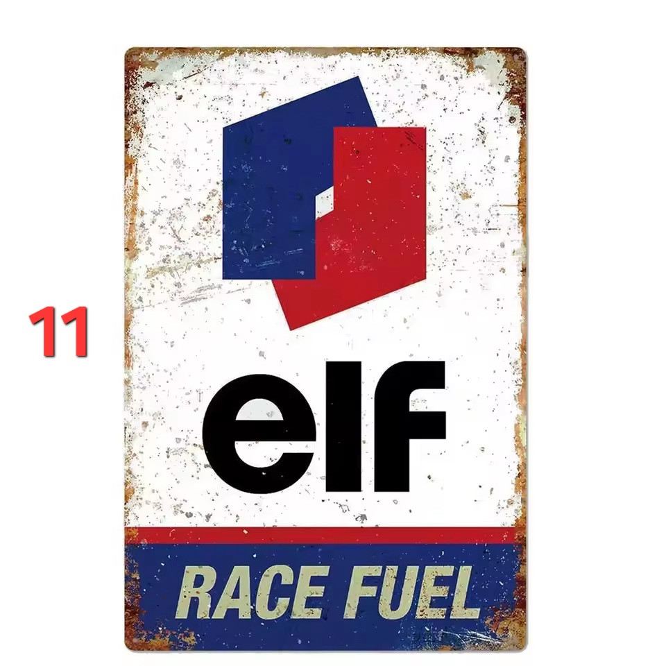 Vintage-Style Motor Oil Gas Signs – Esso STP Iron Painting Plaques Decor 20×30cm