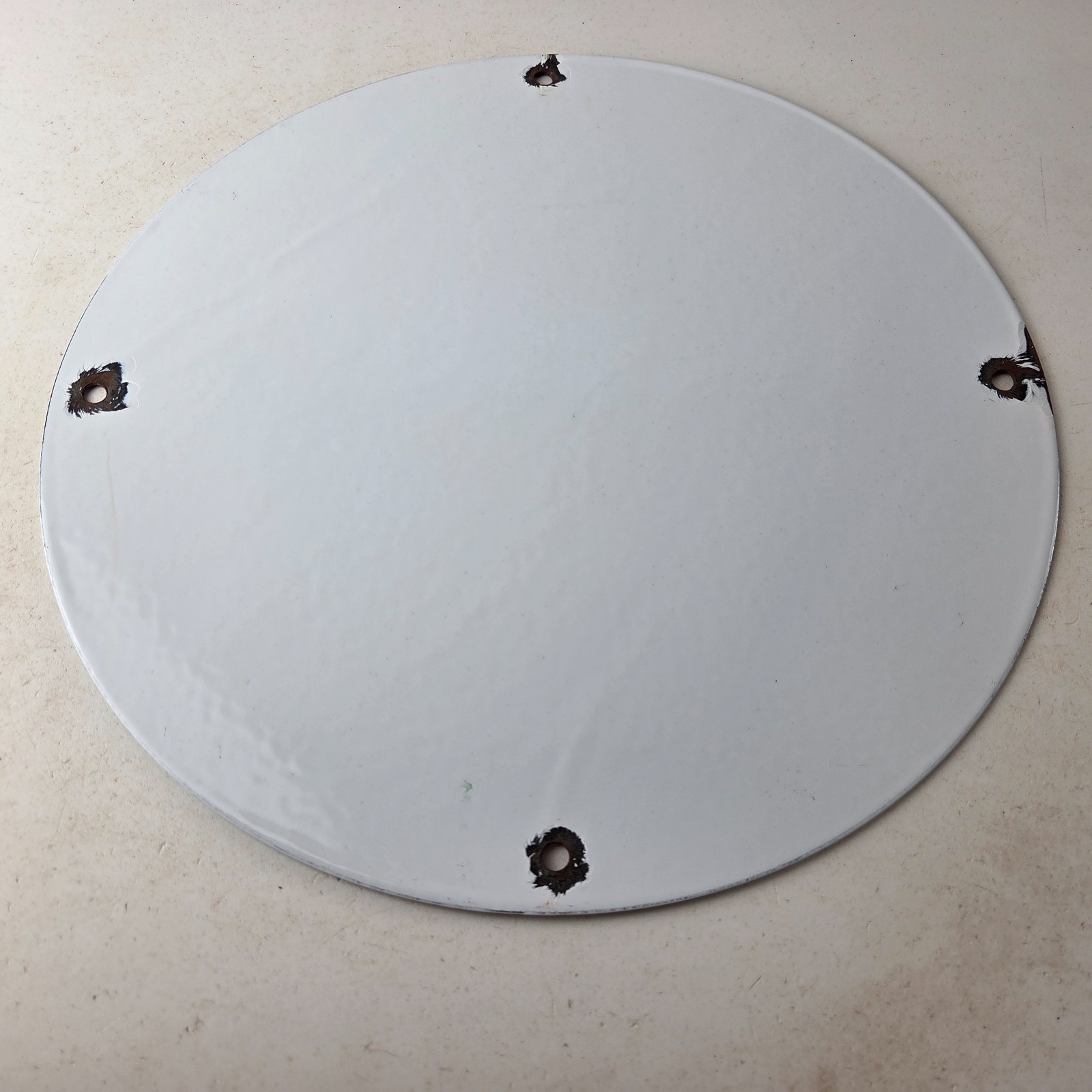 Vintage Sinclair Gasoline Porcelain – Service Station Gas Pump Plate Sign
