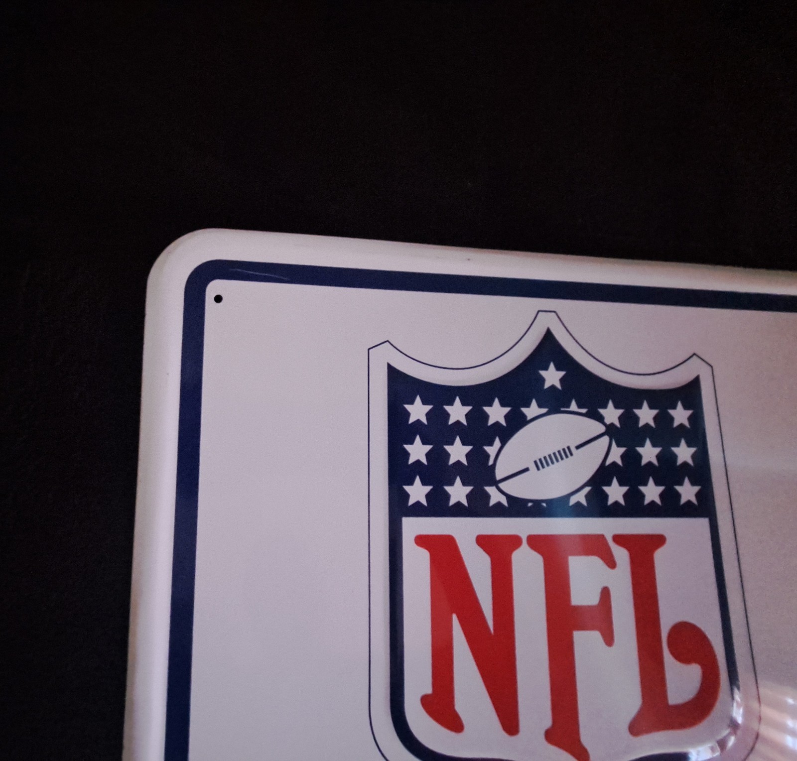 Vintage 48 inch x 18 inch Interstate Batteries NFL Mancave Sign