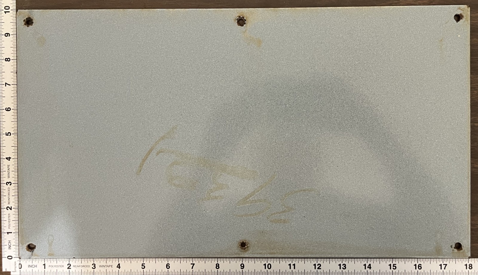 Vintage Porcelain Oil Field Sign – Sunray DX Oil Company Dickinson Trust Lease
