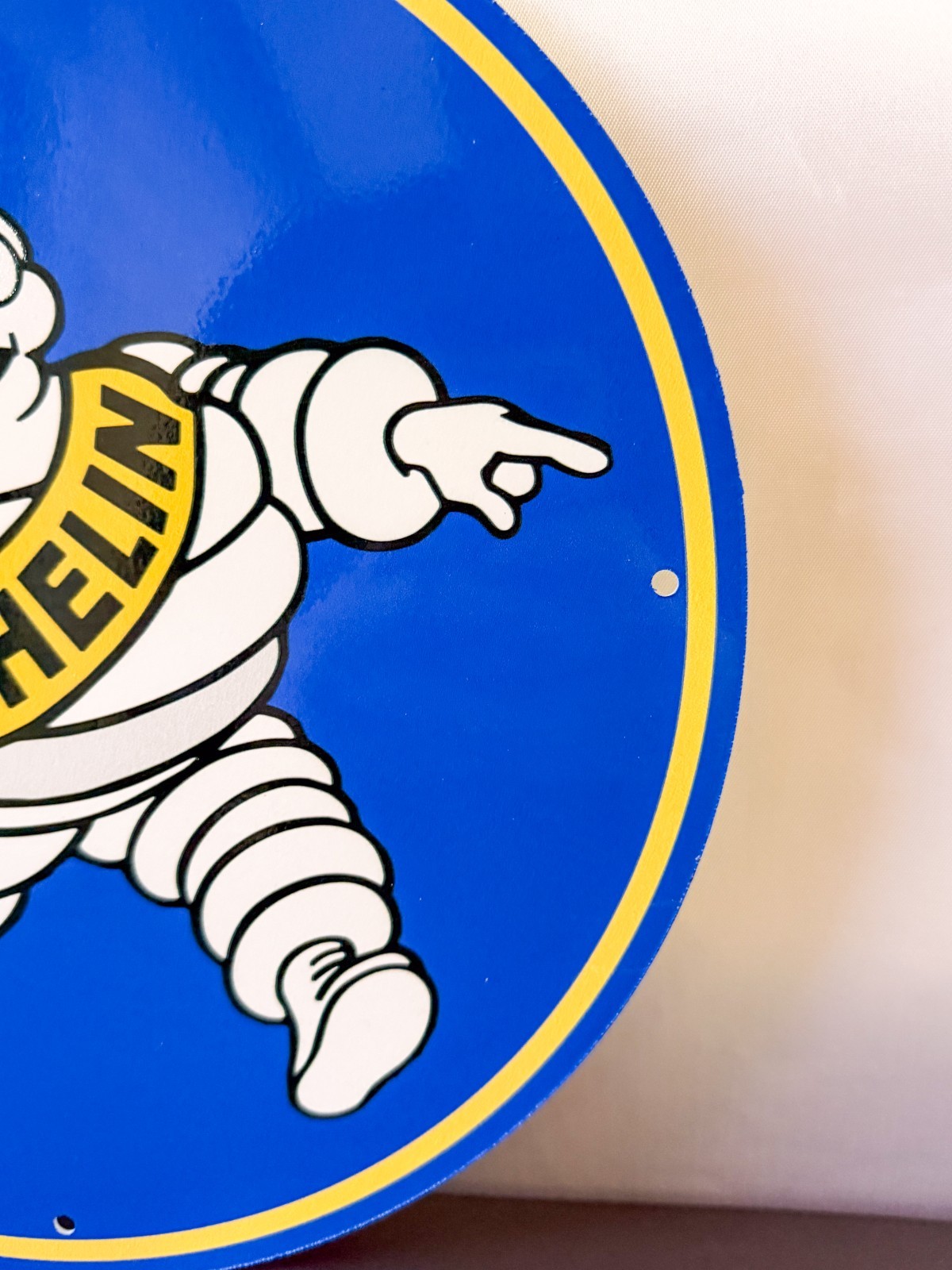 Michelin Bibendum – Iconic Tire Man Vintage Heavy Metal Sign – 30 cm (11.8”)