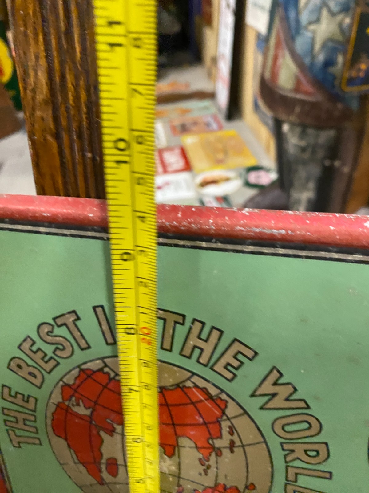 RARE Vintage CASTLE Motor Oil Aluminum Metal Sign GAS OIL 19 1/2′ x 9 1/2″