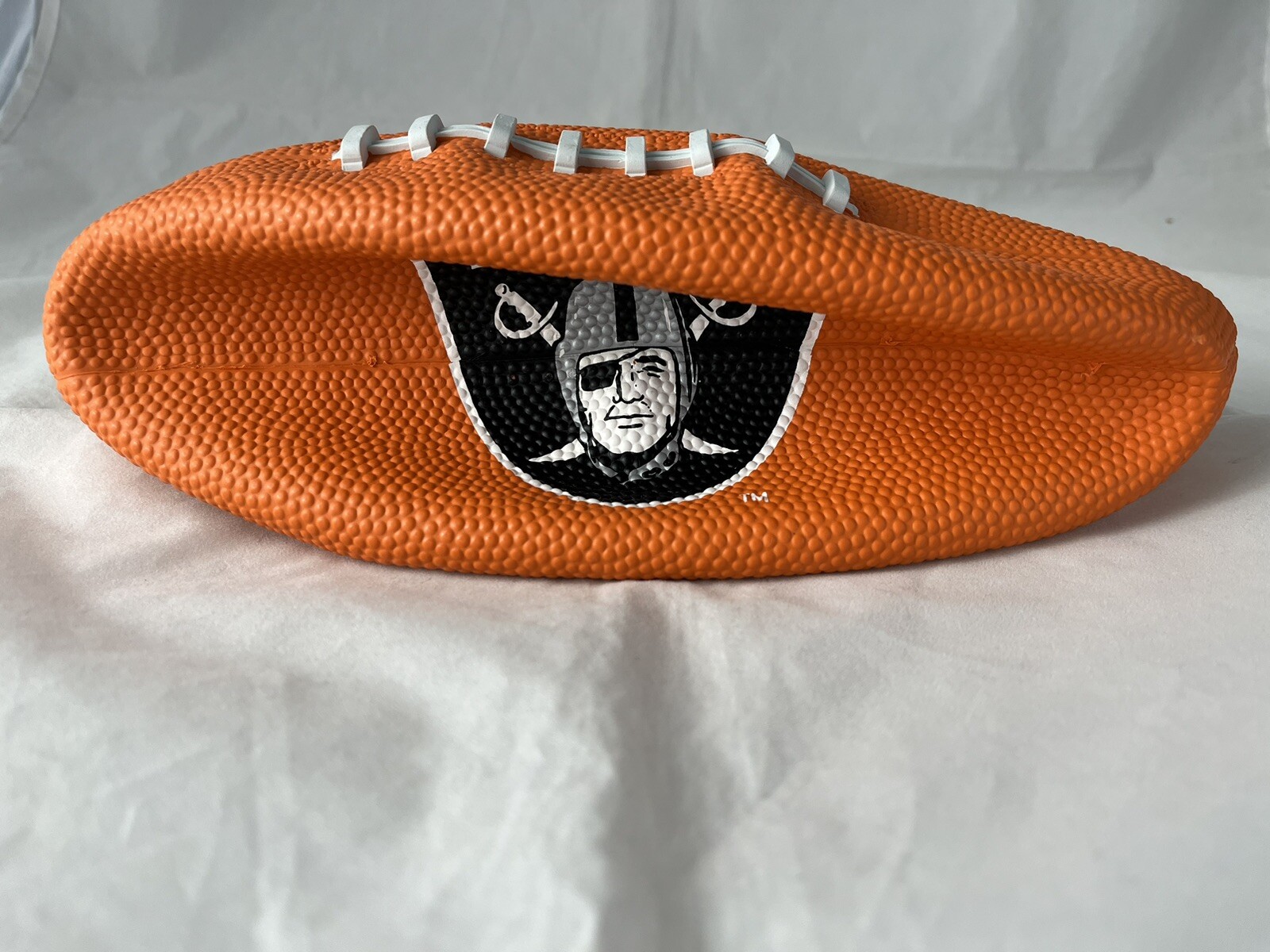 Vintage Union 76 rubber football Phoenix Sports Gas Oil Logo RAIDERS Logo Unused