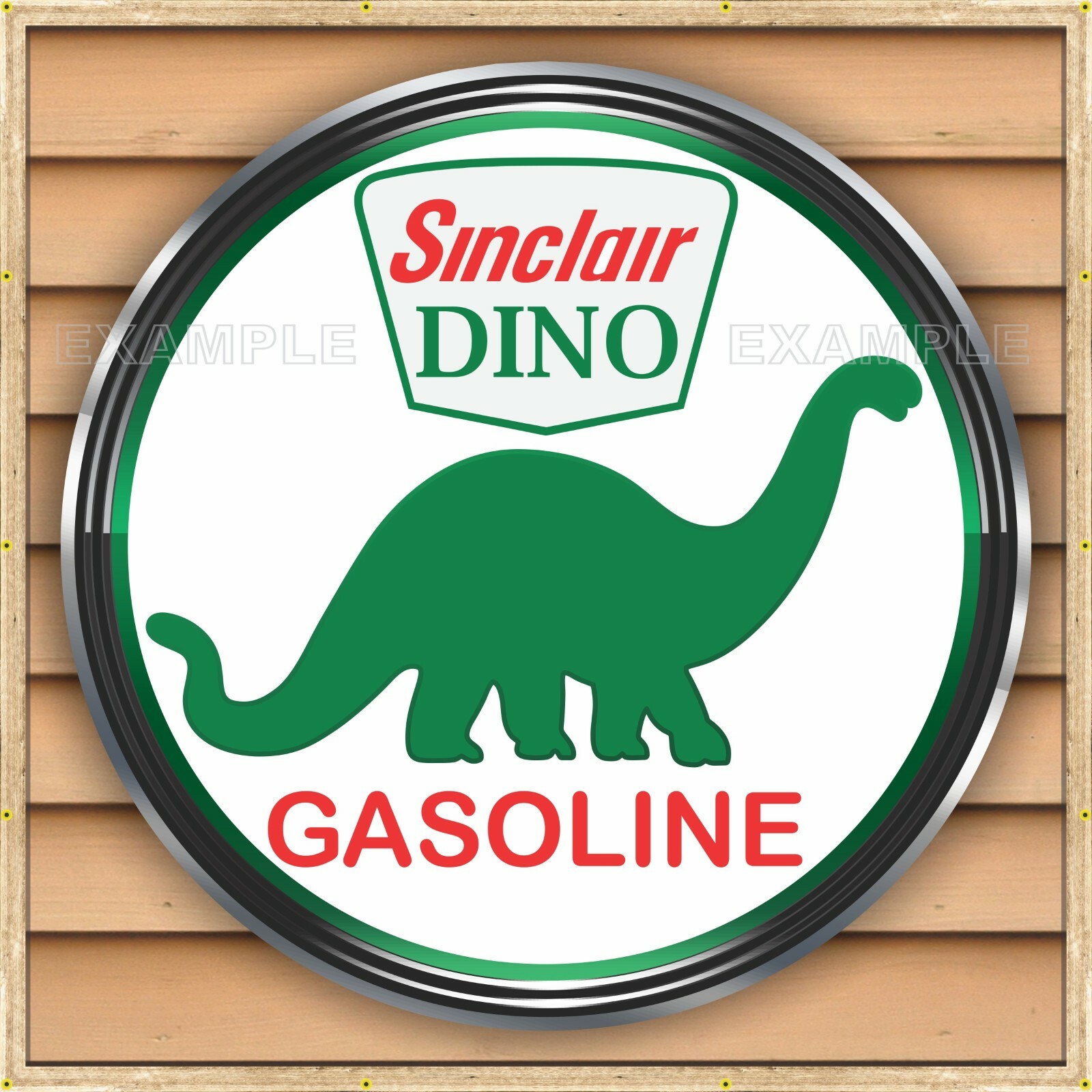 SINCLAIR DINO GAS STATION BANNER SIGN GARAGE ART MURAL MED L XL XXL SIZES