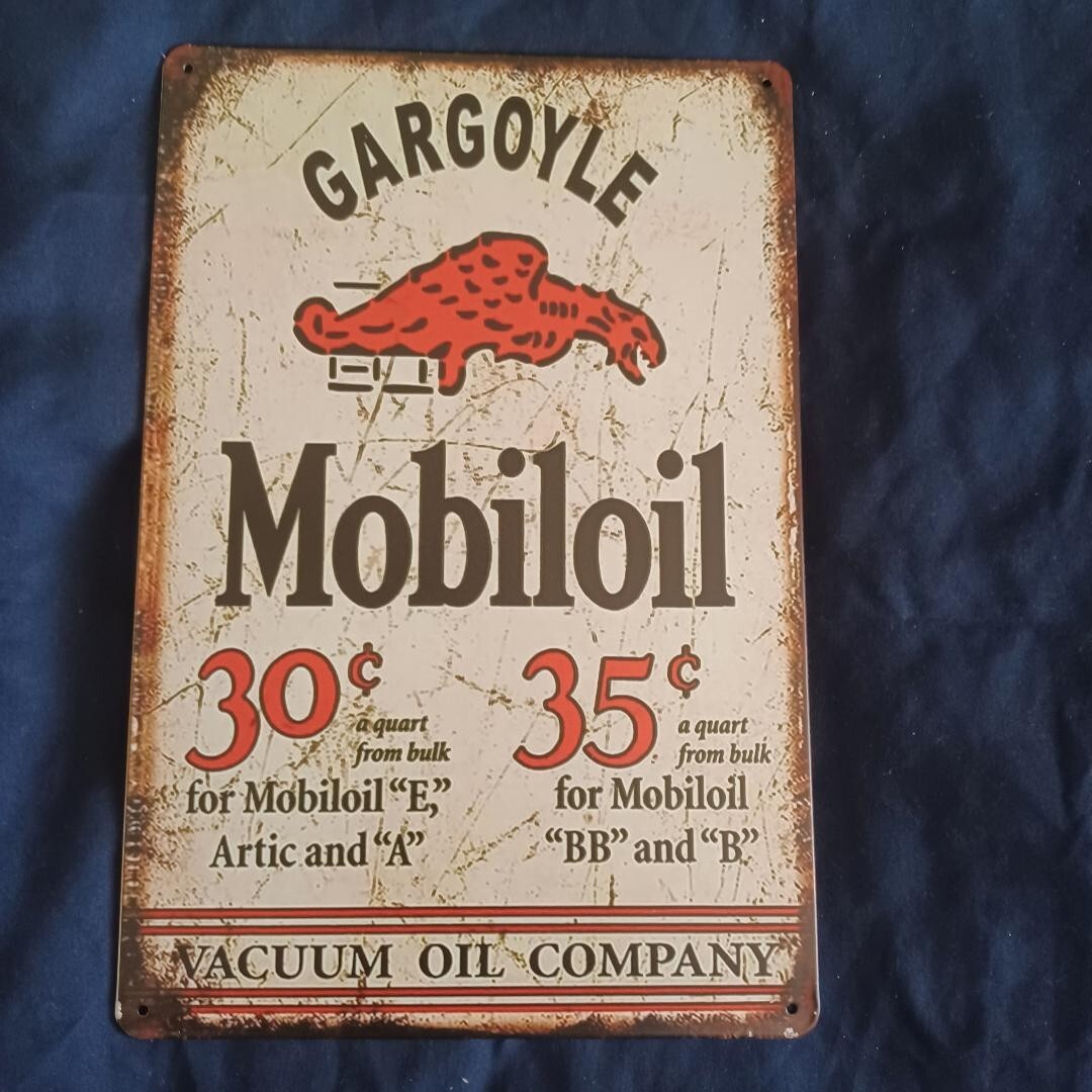 8″X12″ Metal Sign Man Cave Garage Bar Gas Station Oil Wall Art Vacuum Oil