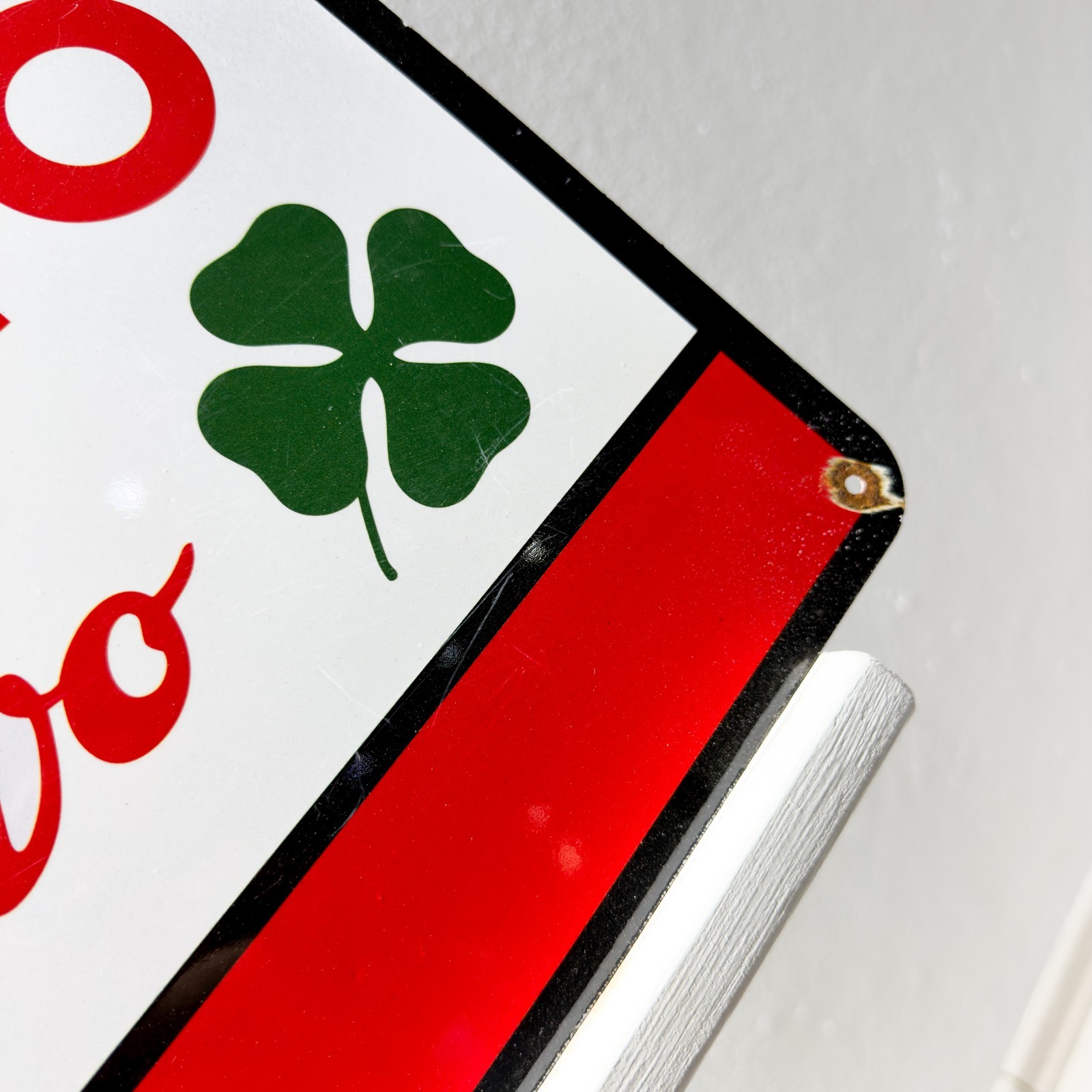 Rusty Alfa Romeo Cuore Sportivo Heavy Metal Sign – 60×40 cm (23.6” × 15.7”)