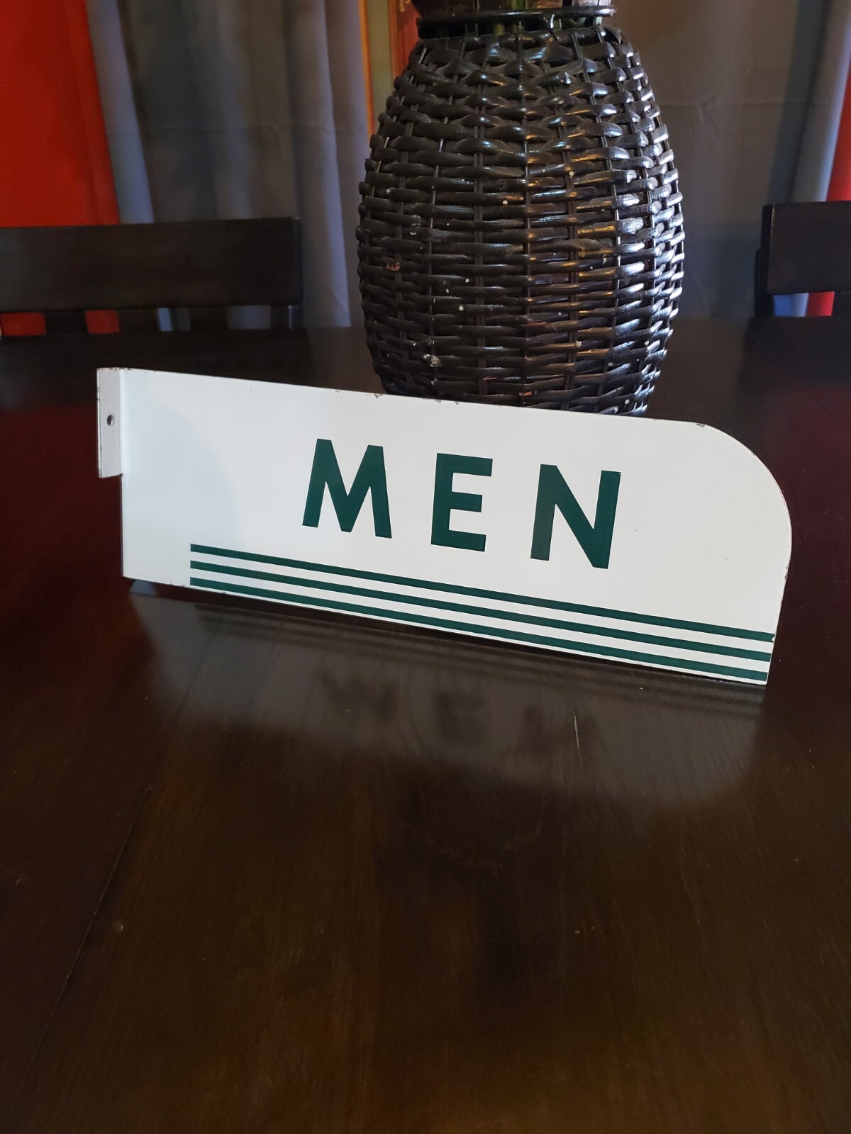 Texaco Mens Restroom Sign