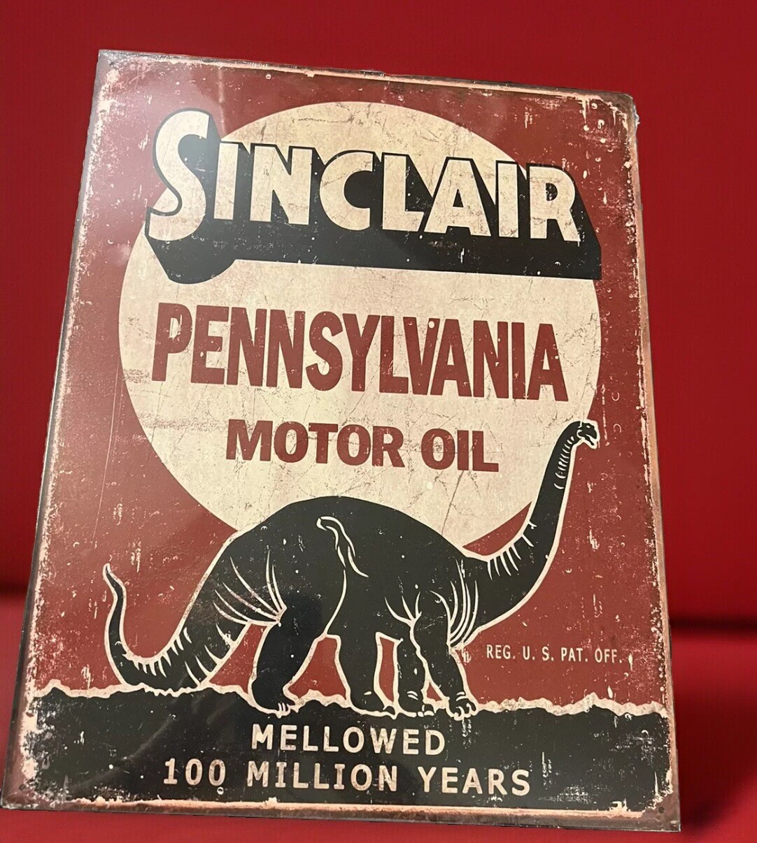 Sinclair Pennsylvania Motor Oil Tin sign – Reproduction