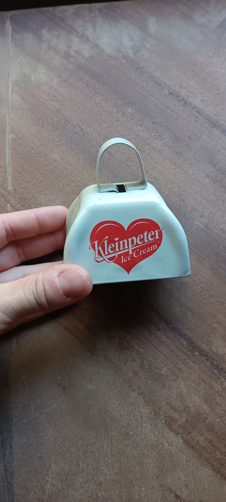 Vintage Advertizing Cowbell Kleinpeter Ice Cream