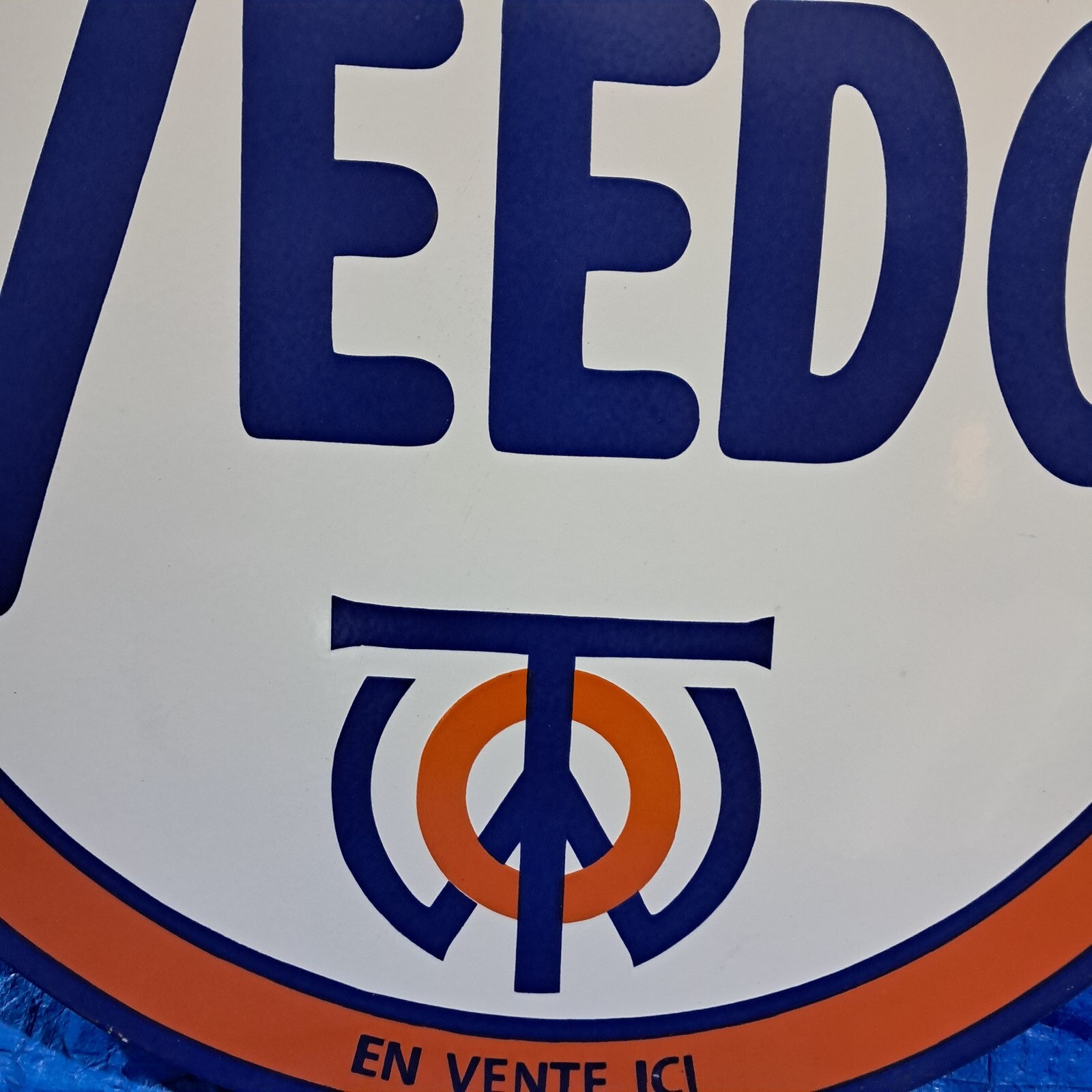 2 Porcelain Enamel Sign, More Details In Description