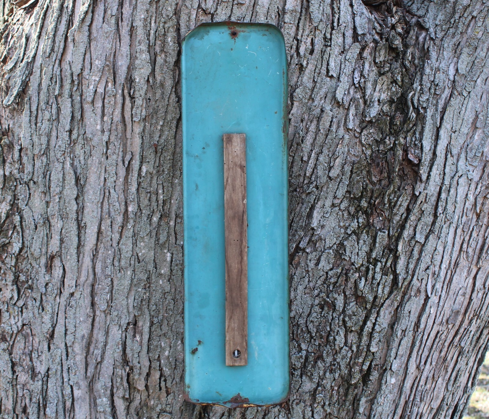 date 1965 NAPA AUTO PARTS MARTIN SENOUR AUTO PAINT Old 7×27 in. Thermometer Sign