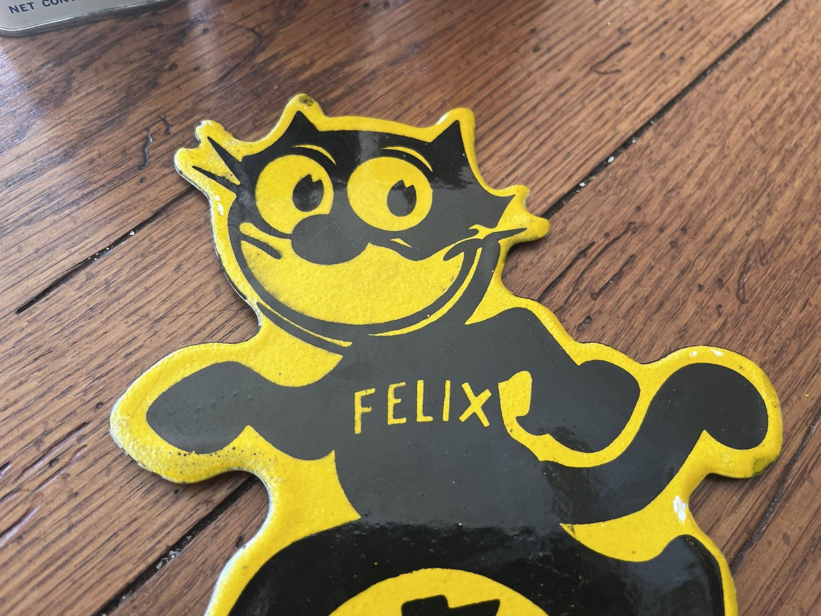 NICE FELIX CHEVROLET PORCELAIN SIGN 8” X 6” WINSLOW B LA COOL DECOR PIECE