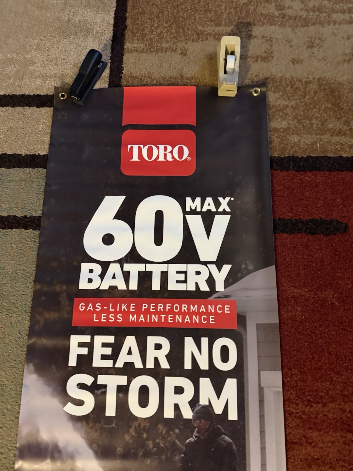 Toro Snowblower Double Sided Banner Advertising Sign