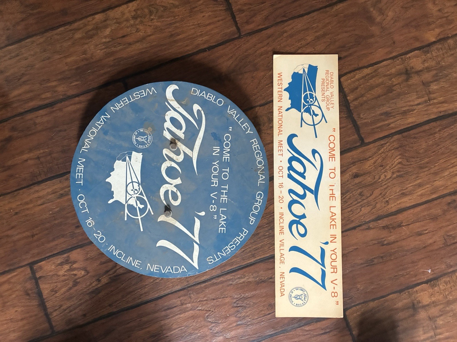 Incline Village Nevada Tahoe 1977 Ford Motor Club sign lot diablo valley a