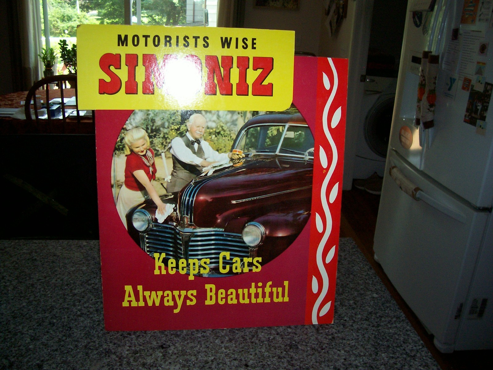 Vintage SIMONIZ Counter Display
