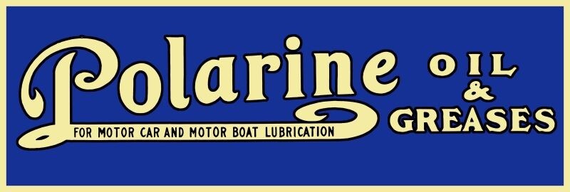 Standard Oil Co. Polarine Oils & Greases NEW Sign, 12 x 36″ USA STEEL XL Size
