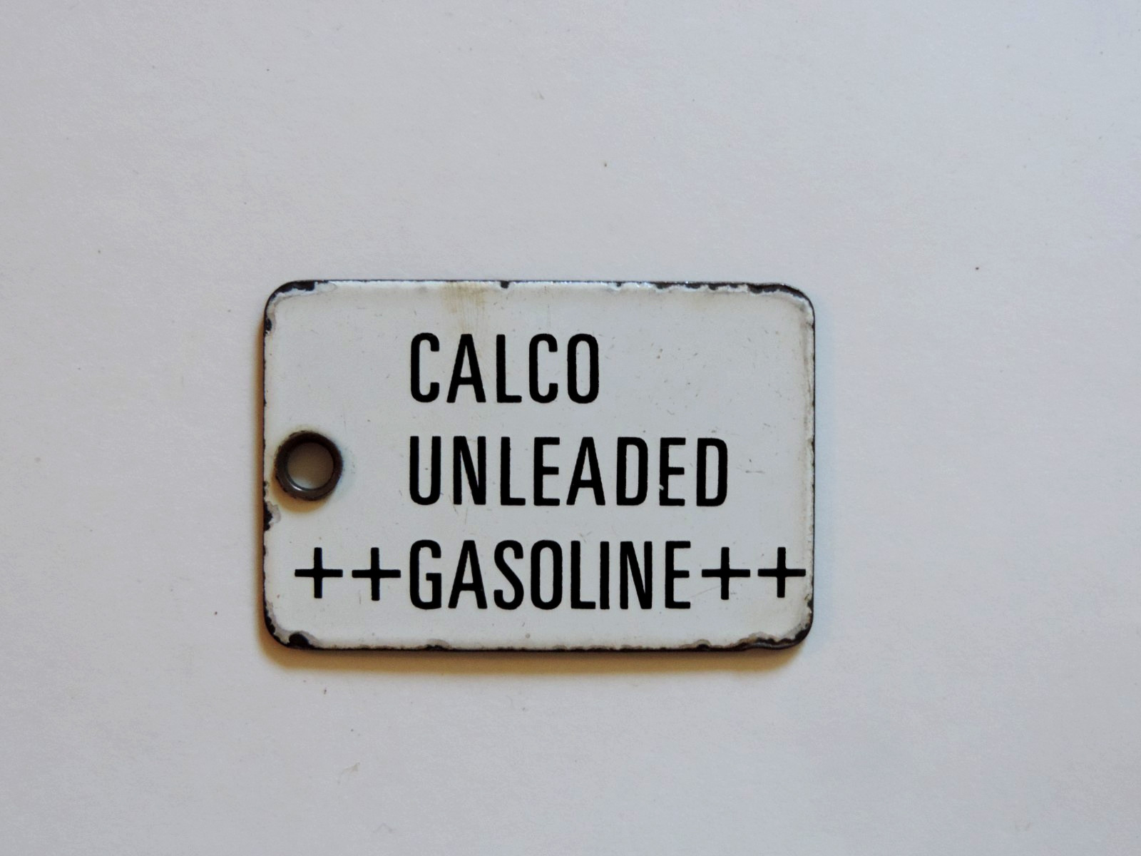 3 Vintage Chevron Aviation 100/Supreme Unleaded/ Calco Unleaded Gas Pump Tags