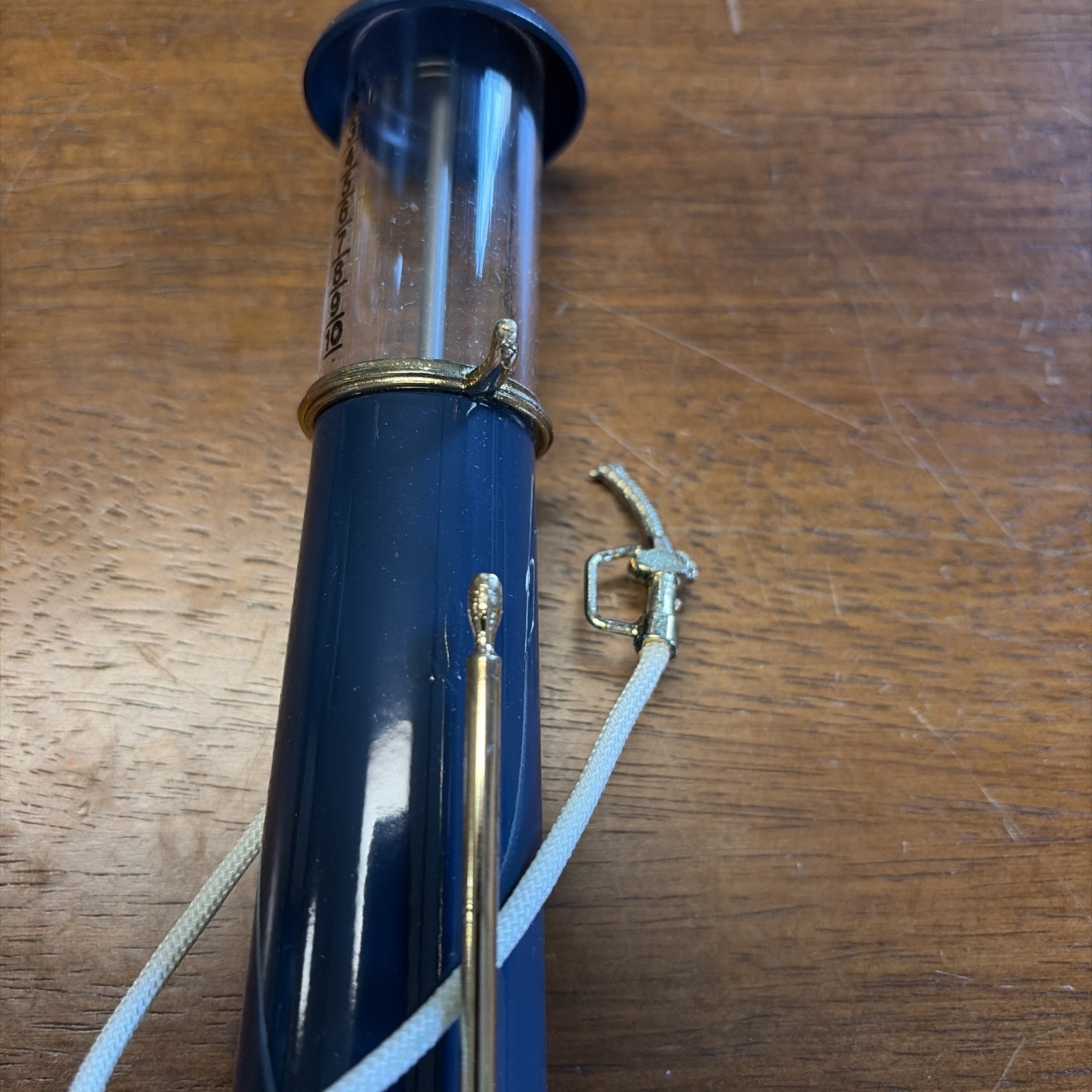 Vintage Blue Sunoco Metal Gas Pump Replica Approximately 7.5”