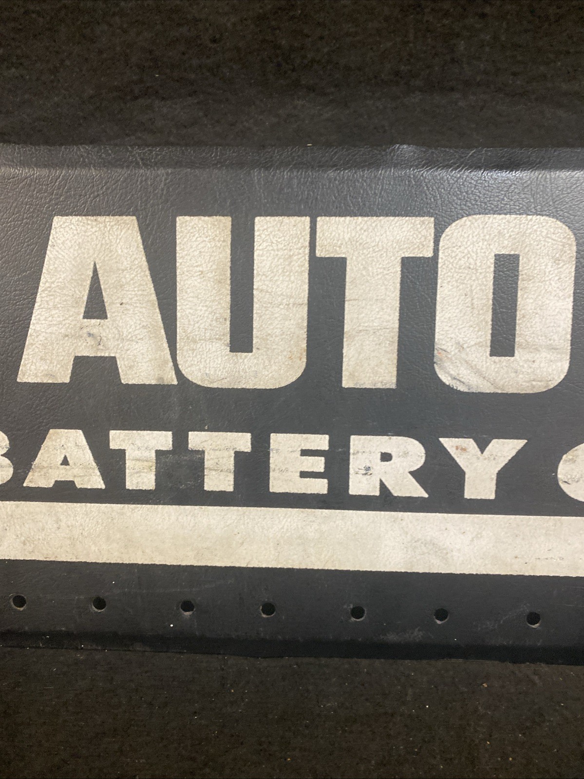 Autolite Battery Cables Rack/display 20” X 8 1/2” Sign