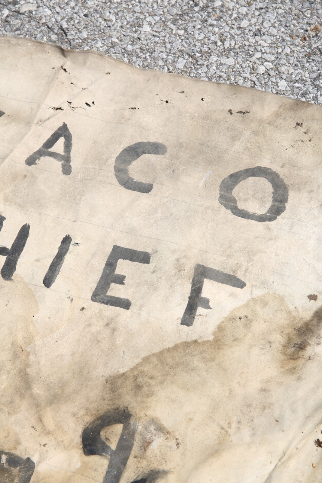 Dodge Texaco Fire Chief Gas Station vintage Sign Advertising Canvas Banner AS IS