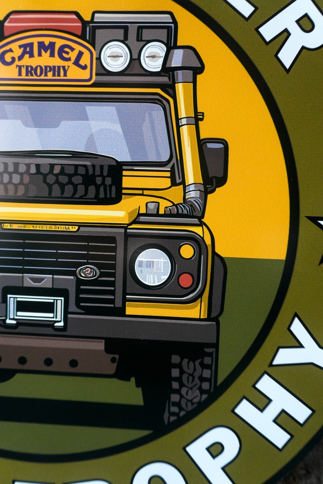 Land Rover Camel Trophy – Adventure Edition Heavy Metal Sign – 19.7″ (50cm)