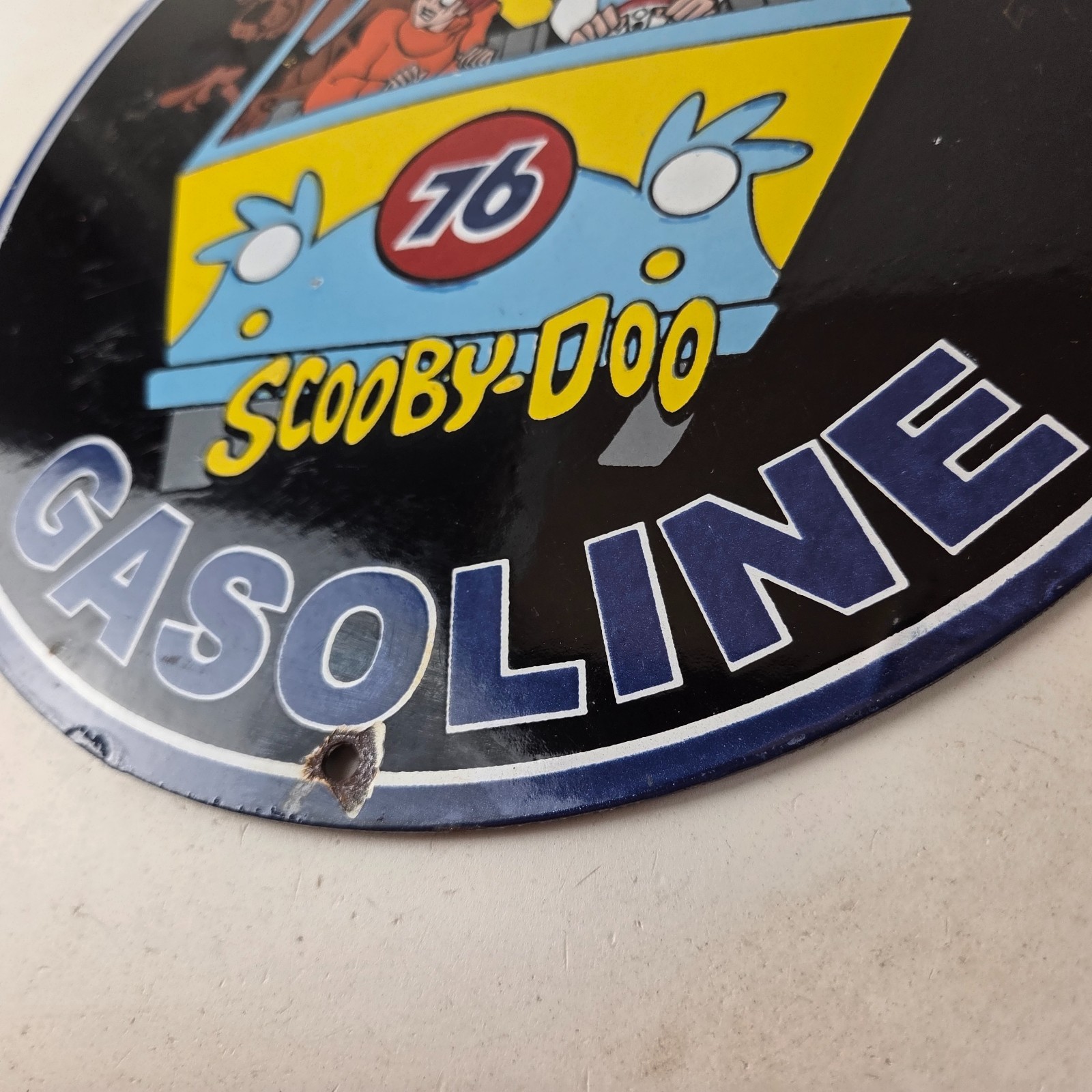 Vintage Union 76 Gasoline Sign – Scooby Doo Gas Pump Porcelain Sign