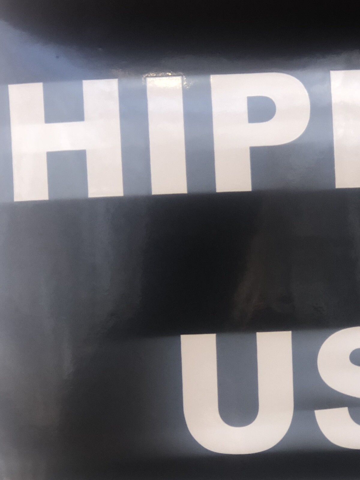 HIPPIES Use Side Door NO EXCEPTIONS 16.25×13 Porcelain Sign luvyourhippy