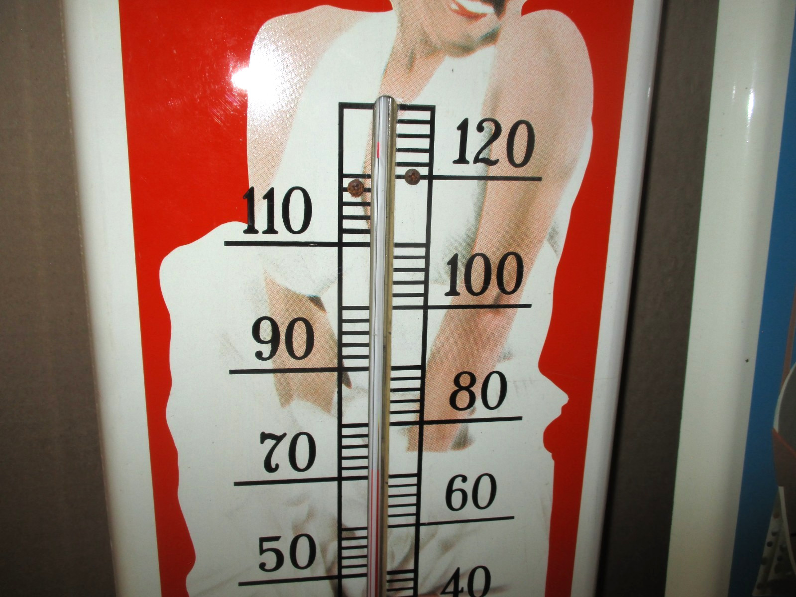 MARILYN & ELVIS – Two Thermometer Sign Set – Rock & Roll Movie Star -BIG 39″Tall