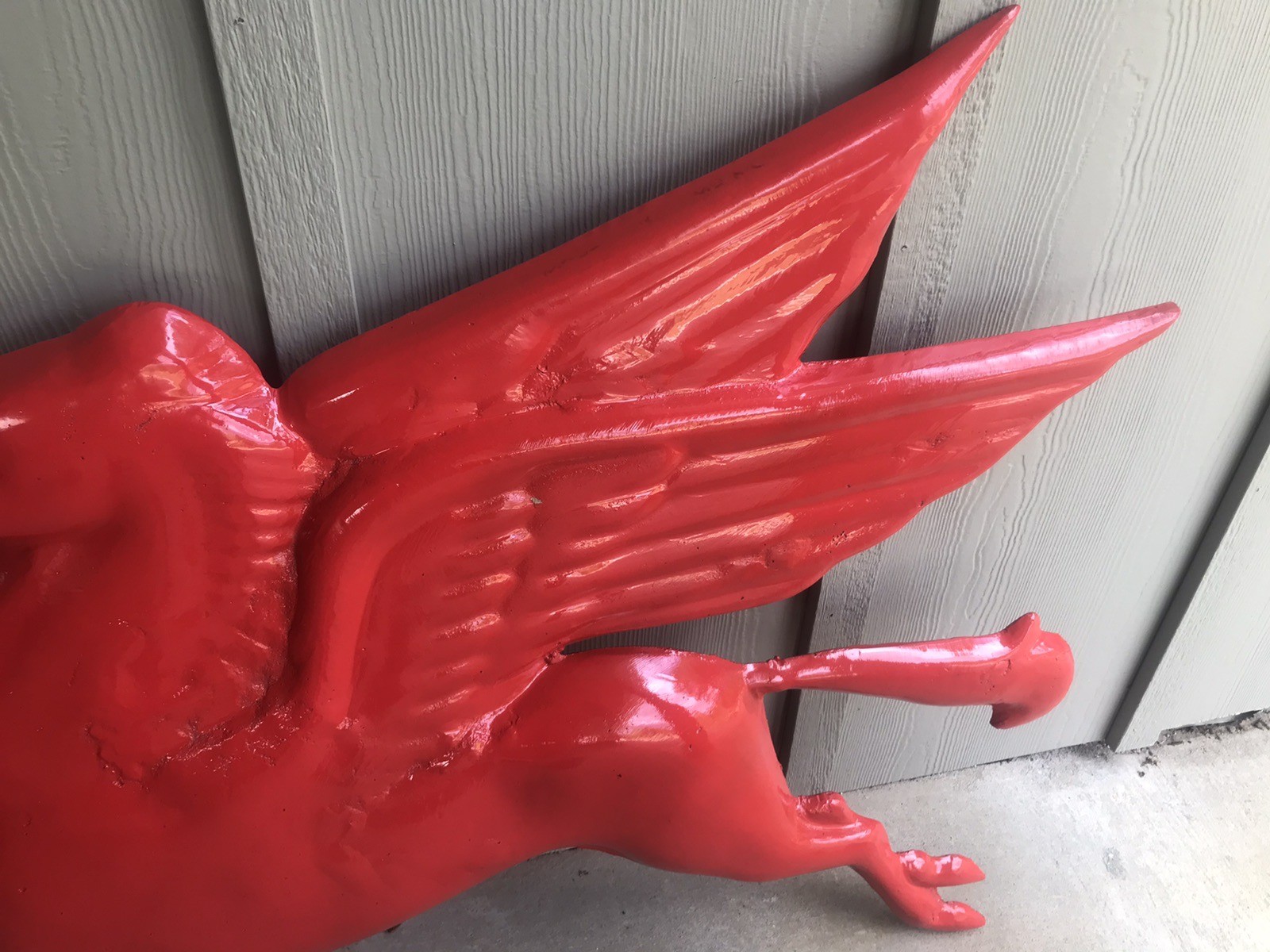 PEGASUS GAS & OIL STATION 3D -GARAGE MAN CAVE BUBBLE SIGN-Mobil?