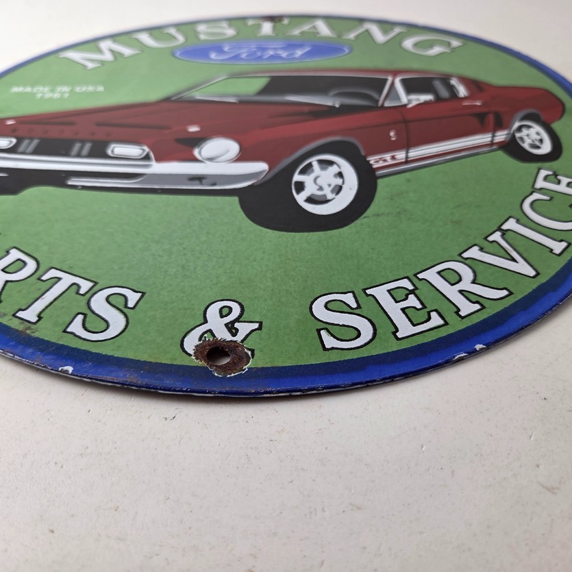 Vintage Ford Sign – Mustang Ford Automobile Service Gas Station Sign