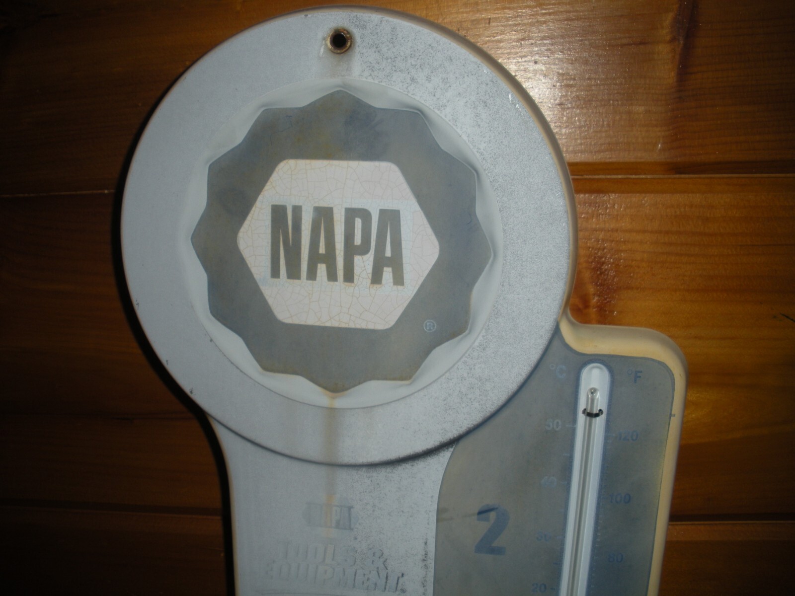 RARE Vintage NAPA Metal Thermometer / 2007