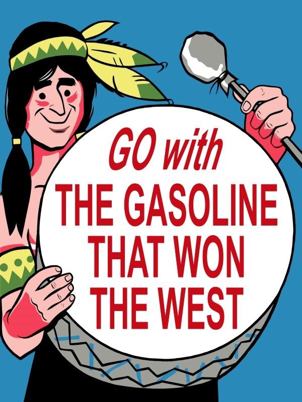 Phillips – The Gasoline that Won the West NEW METAL SIGN: 12×16 Free Shipping