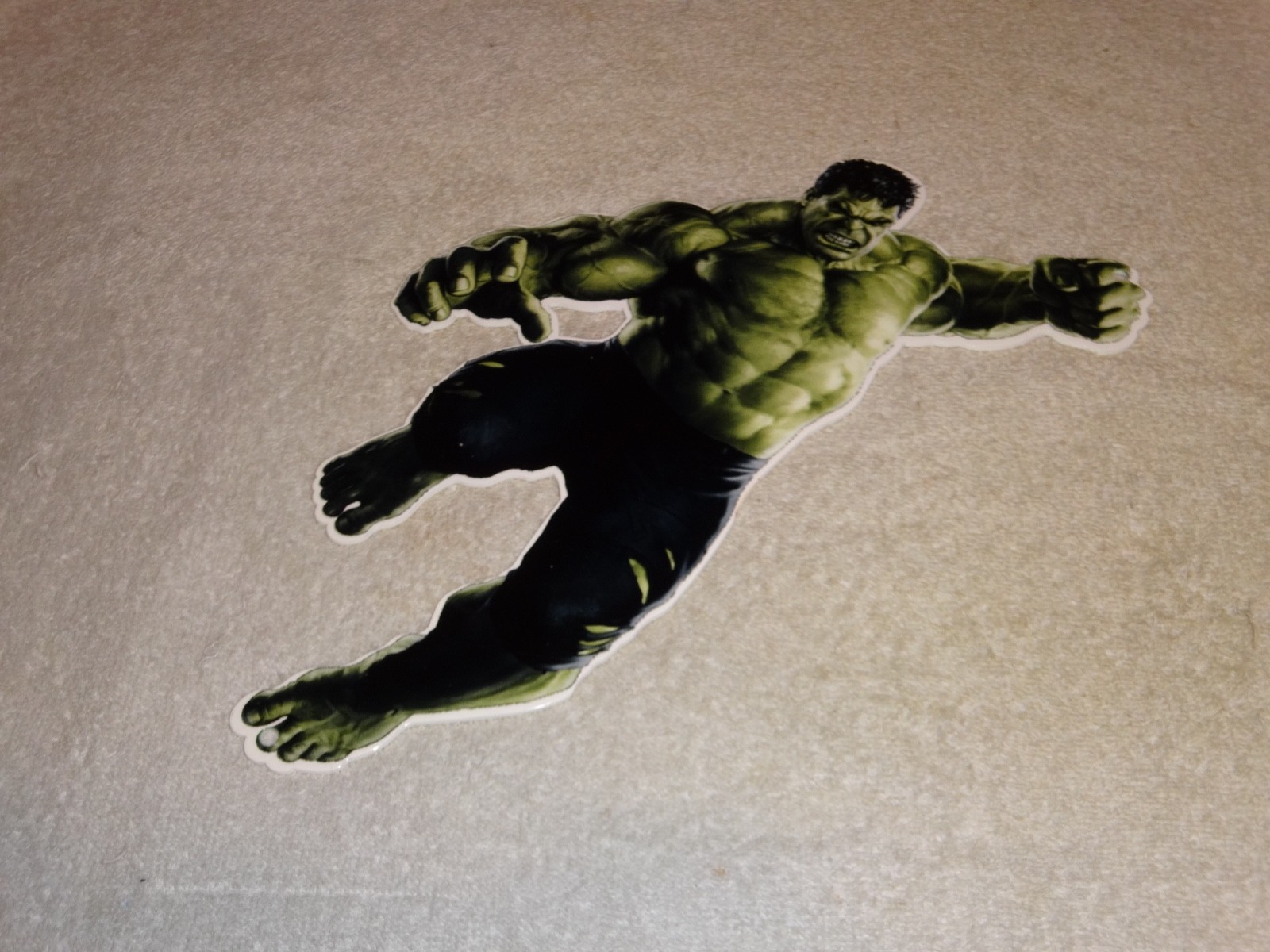 VINTAGE THE INCREDIBLE HULK BRUCE BANNER 13″ ENAMEL METAL MARVEL COMIC HERO SIGN