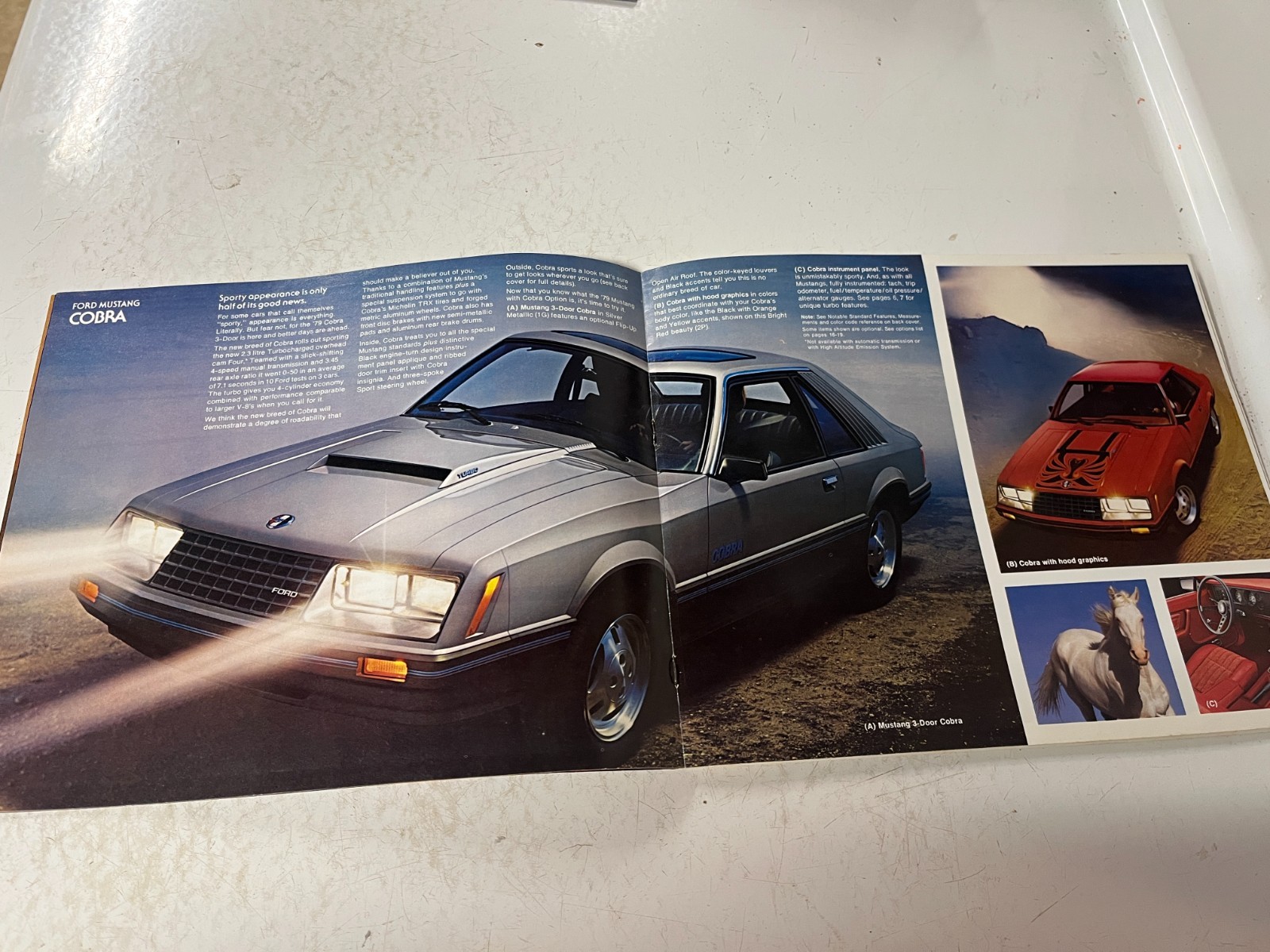 1979 Ford Mustang dealership Promo Booklet “A Whole New Breed” Cobra Ghia ++++++