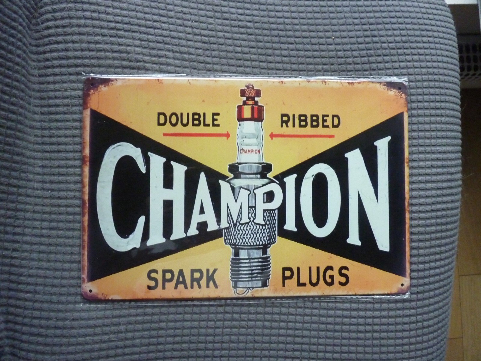 champion sprk plug Gas Garage Sign reproduction BRAND NEW