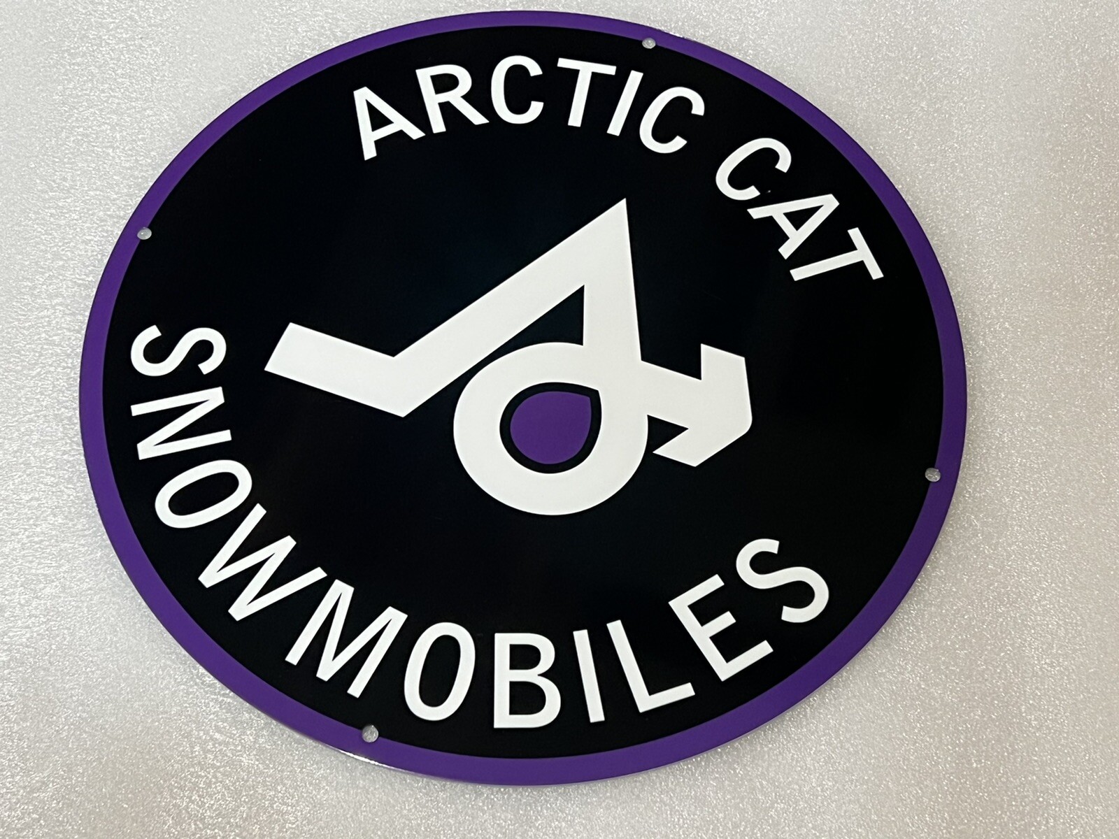 12in Arctic Cat Snowmobiles Heavy Vintage Style Steel Sign General Store