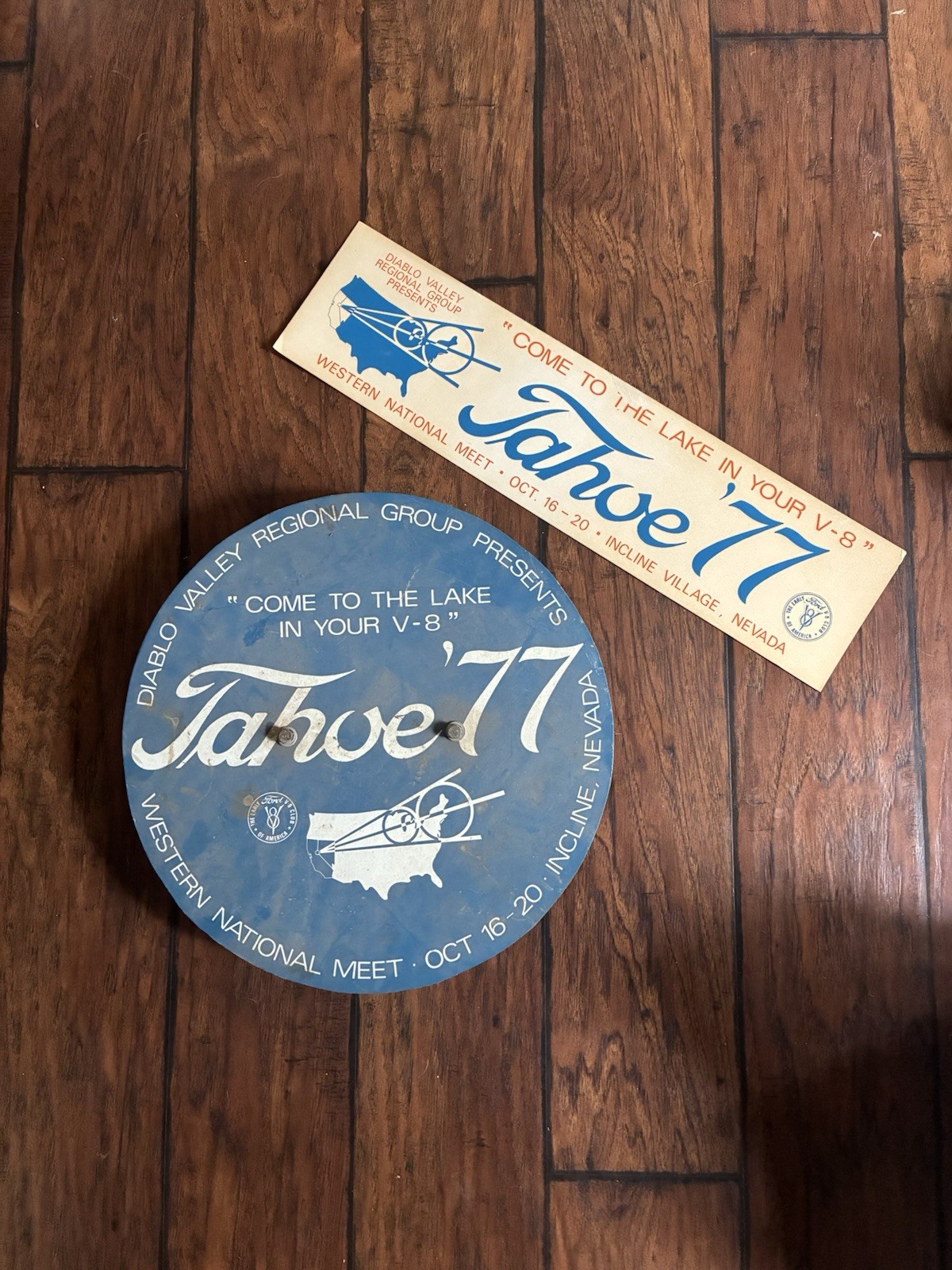 Incline Village Nevada Tahoe 1977 Ford Motor Club sign lot diablo valley a